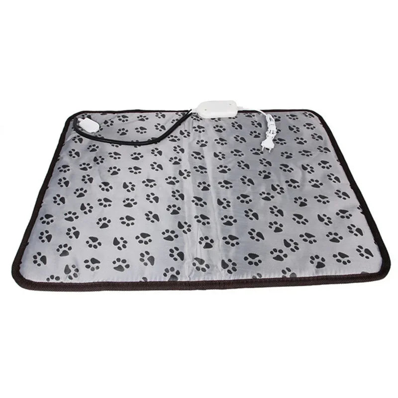 Pet Heated Mat Temperature Adjustable Dog Heating Pad Waterproof Electric Heating Pad 3,9 Gears Timer Sleeping Supplies.